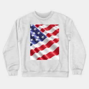 3D American Flag Crewneck Sweatshirt